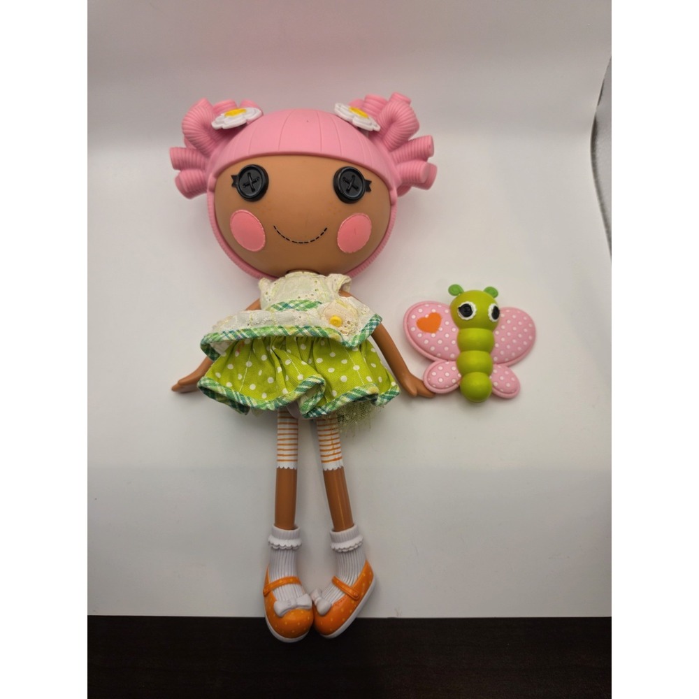 Lalaloopsy Blossom Flowerpot Doll 12" MGA 2009 W/ Butterfly Pet
